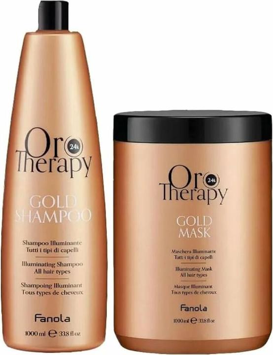 Produktbild Fanola Oro Therapy 24K Gold Shampoo - 300ml (300 ml, Flüssiges Shampoo)