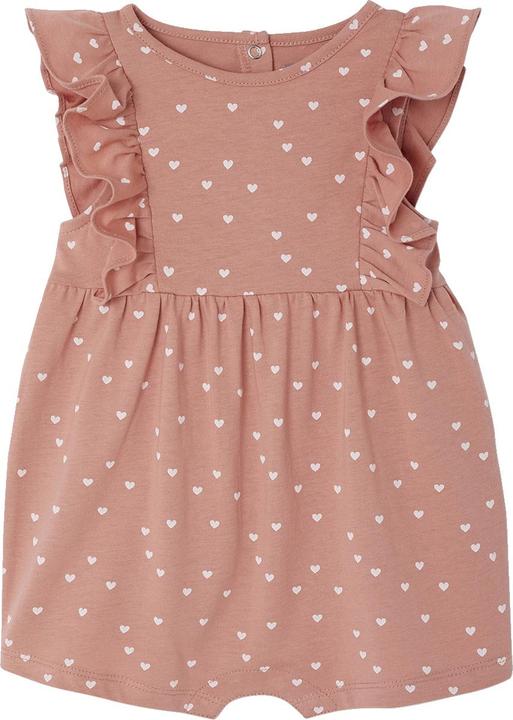 Actual product image Vertbaudet Bio-Kollektion: Baby Kurzoverall mit Volantärmeln BASIC (74)