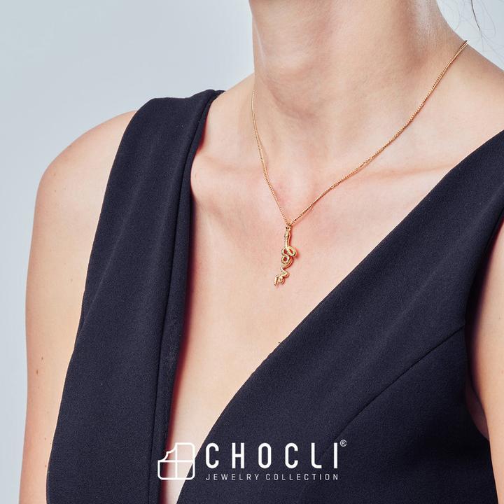 Produktbild MTM Love Snake Necklace (Messing, 18k Gold)