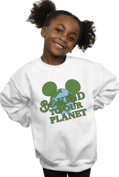 Actual product image Disney Girls Mickey Mouse Be Kind Sweatshirt (128)