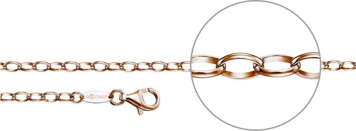 Image du produit Der Kettenmacher Chaîne d'ancre collier (Argent, 60 cm)