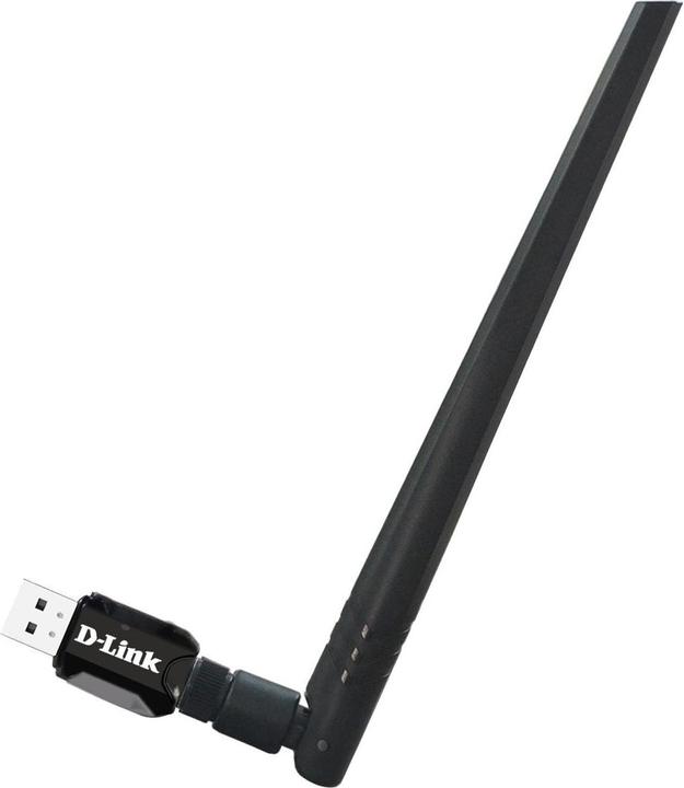 D-Link DWA-137, Kabelgebunden, USB, WLAN, Wi-Fi 4 (802.11n), Schwarz (USB)