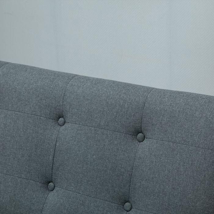 Immagine prodotto Swisshandel24 Divano doppio imbottito loveseat design compatto divano a due posti in tessuto divano a 2 posti in (2 posti)