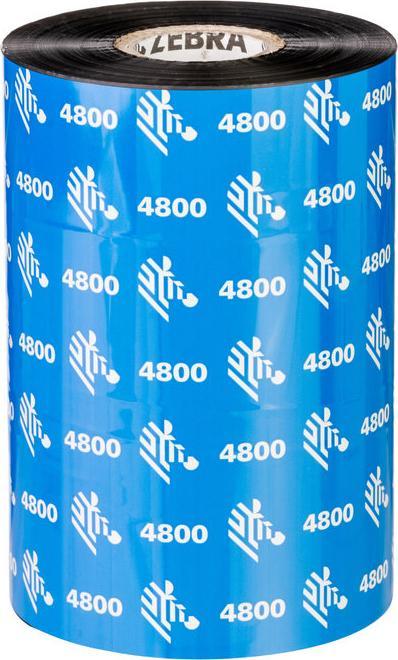 Nährwerte und Zutaten Zebra 4800 - 1 - black - 110 mm x 450 m - navulling Print Ribbon - for PAX 110, 170 S Series 105, 160 Str (11 cm, Schwarz)