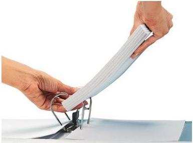 Actual product image Leitz Cloud marble folder, 180 degree, DIN A4, 52 mm, green colored spine, cardboard cover, outside m (A4, 52 mm, 1 Piece)