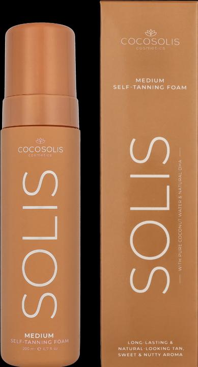 Immagine prodotto Cocosolis Solis Schiuma Autoabbronzante Naturale Abbronzatura Media Profonda 200ml (Crema autoabbronzante, 200 ml)
