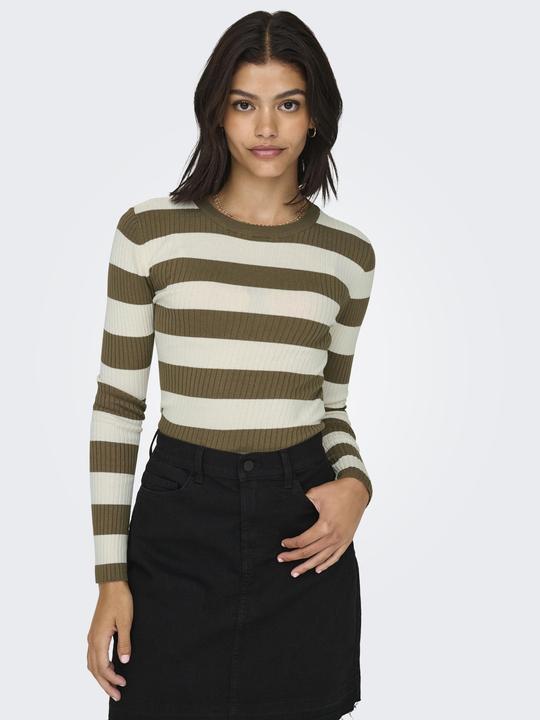 Produktbild JdY Gerippt Rundhals Pullover Strickpullover (XL)