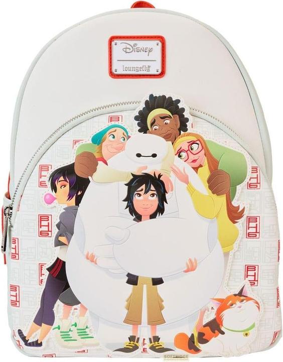 Actual product image Loungefly Disney: Big Hero 6 - 10th Anniversary - Baymax Gang Mini Backpack