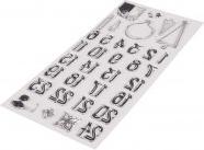 Produktbild Rayher Clear Stamps - Adventskalender Nordic, 1 Bogen