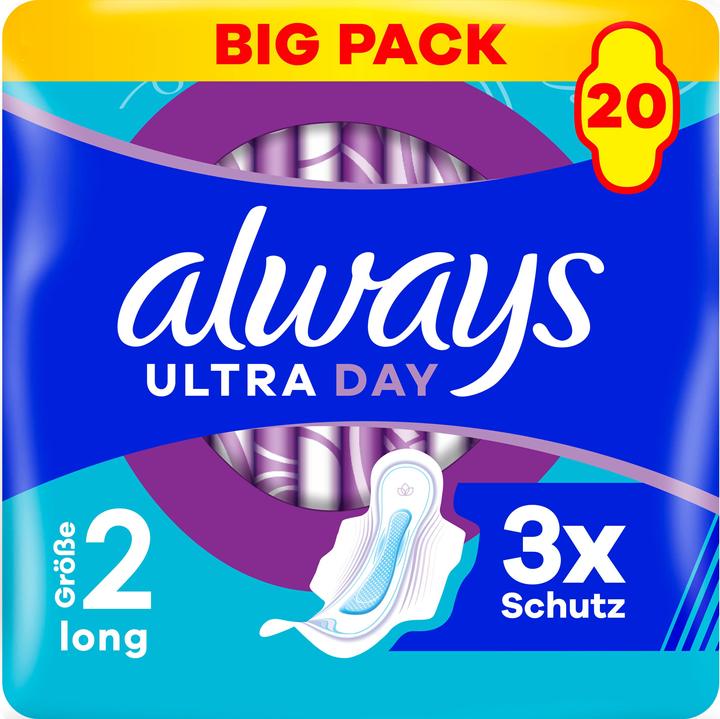 Produktbild Always Ultra Binde Long mit Flügeln BigPack (20 x, Damenbinden)