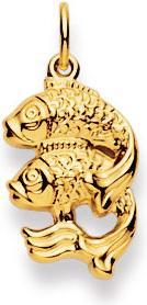 Produktbild Natsumi Schmuck Anhänger Sternzeichen Fisch Gelbgold 18K/750 gross (750/18 K Gelbgold)