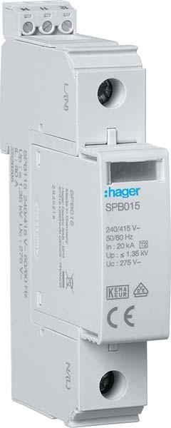 Produktbild Hager Unterverteilung VU24NC Sicherungskasten Unterputz 2-reihig, Klemmblock, 1x FI-Schalter 40A