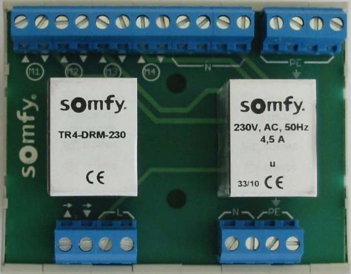 Produktbild somfy Trennrelais TR4-DRM-230