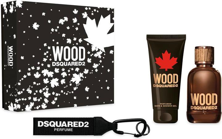 Actual product image Dsquared2 Christmas 2022 Eau de Toilette 100 / Bath & Shower Gel / Keyring (Eau de toilette, 100 ml)