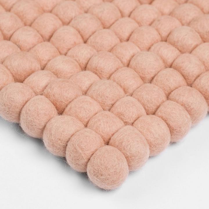 Produktbild Myfelt Merle Filzkugelteppich eckig (120 x 170 cm)