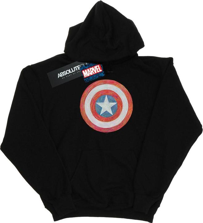 Captain America Sketched Shield Kapuzenpullover Jungen