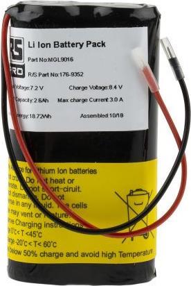 Immagine prodotto Rs Pro Li-Ion battery 2S1P (18650) + PCM UN38.3 (1 pz., 18650, 2600 mAh)