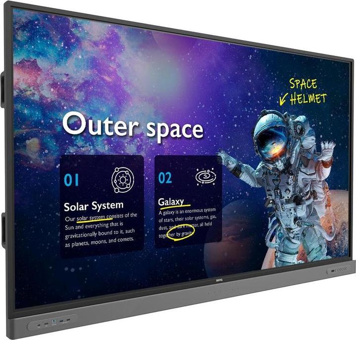 Actual product image BenQ interactive display RM8603 (3840 x 2160 Pixels, 86")
