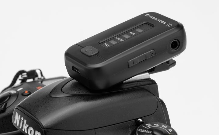 Immagine prodotto Monacor Sistema di trasmissione audio PLL a 10 canali senza fili per telecamere