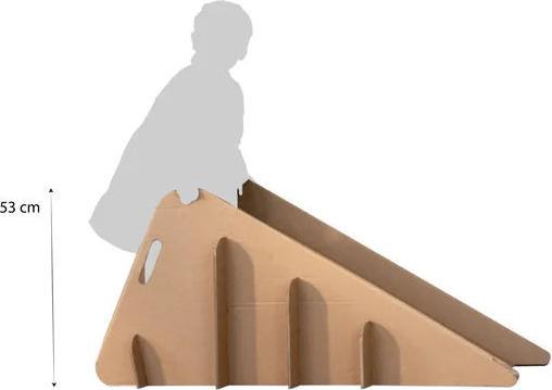 Actual product image Bins and Boxes Cardboard toddler slide