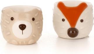 Image du produit Price & Kensington Set de 2 coquetiers avec renard et hérisson Woodland (2 x)