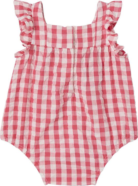 Produktbild Vertbaudet Ärmelloser Baby Kurzoverall mit Vichykaro (68)