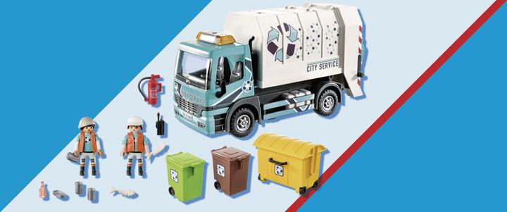 Actual product image Playmobil 70885 Garbage truck with flashing light (70885, Playmobil City Life)