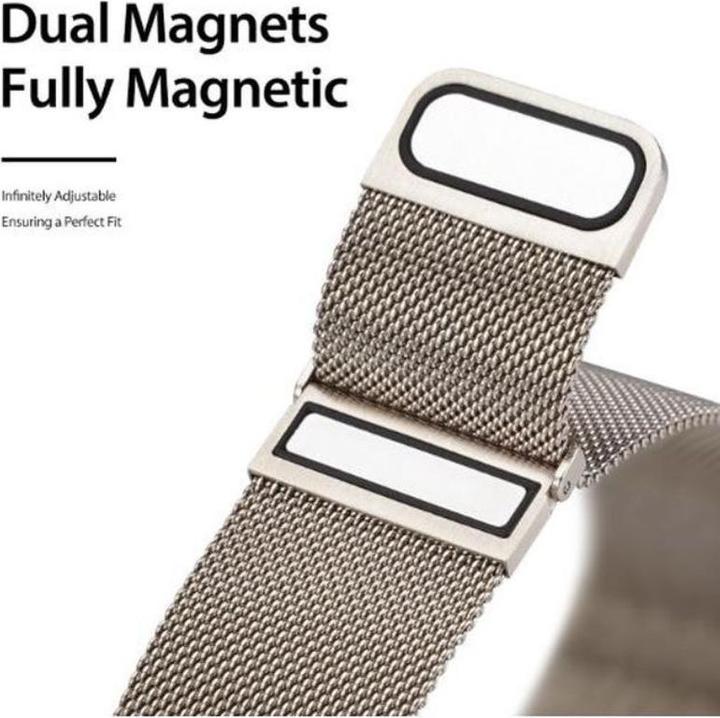 Immagine prodotto Dux Ducis Bracciale di ricambio in acciaio inossidabile della Serie Milanese (22 mm, 45 mm, Acciaio inossidabile)