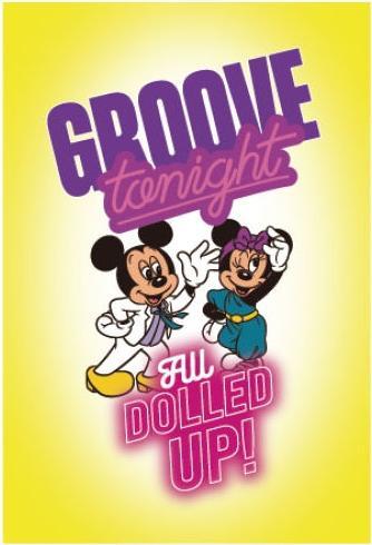 Produktbild Disney Mickey Mouse & Minnie Mouse/Disco - Postkarte