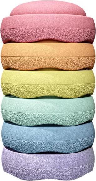 Immagine prodotto Stapelstein ® Original Grow Rainbow Pastel, 6er-Set