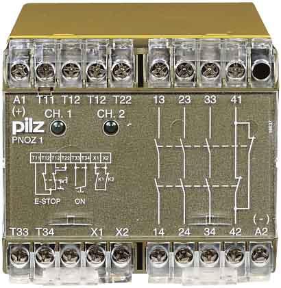 Produktbild Pilz 775650 PNOZ 1 230-240VAC 3n/o 1n/c