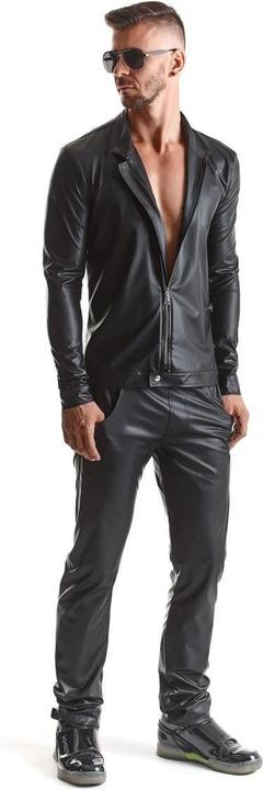 Produktbild Regnes Fetish Planet Herren Wetlook Jacke "RMGiorgio001" (XXL)