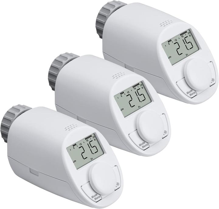 Produktbild Eqiva 3er Set Elektronik-Heizkörperthermostat