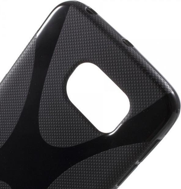 Actual product image MU Classic Elastic plastic cover X-Shape (Samsung Galaxy S6 Edge)