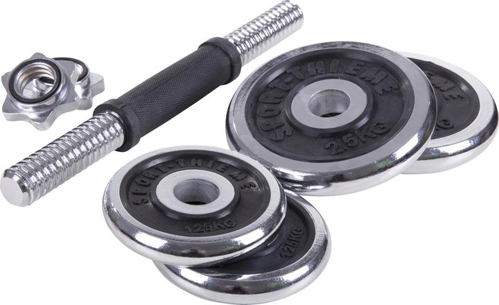 Actual product image Sport-Thieme Dumbbell set 10 kg incl. case (2 x 2.5 kg, 2 x 1.25 kg)