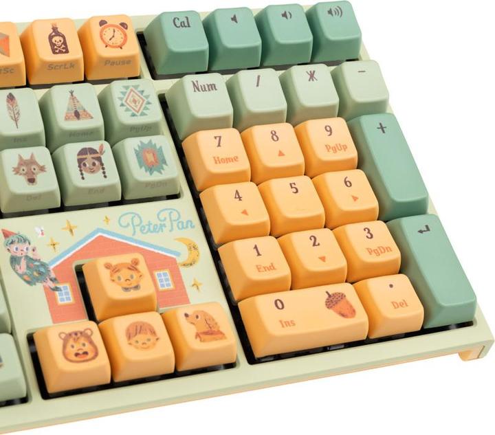 Produktbild Ducky Dimanche One 2 Pro Peter Pan, gaming toetsenbord (US, Kabelgebunden)