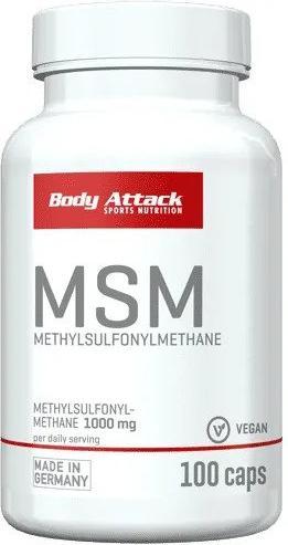 Body Attack MSM (100 Caps) (100 Stück, Kapseln)