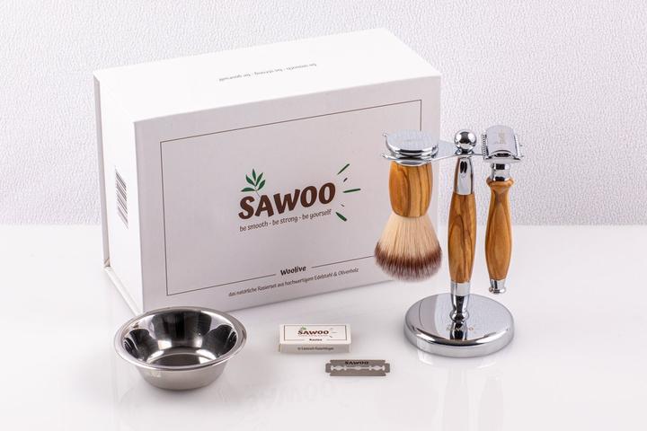 Immagine prodotto Sawoo Set da barba Woolive 5 pezzi.