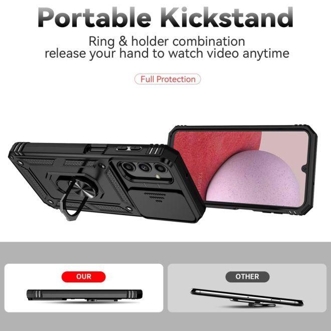 Immagine prodotto MU Classic Serie Kickstand Slide Cam (Samsung Galaxy A14 5G, Samsung Galaxy A14)