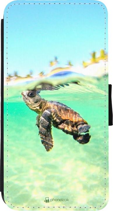 Image du produit PhoneLook Coque Wallet noir Turtle Underwater (Apple iPhone XR)