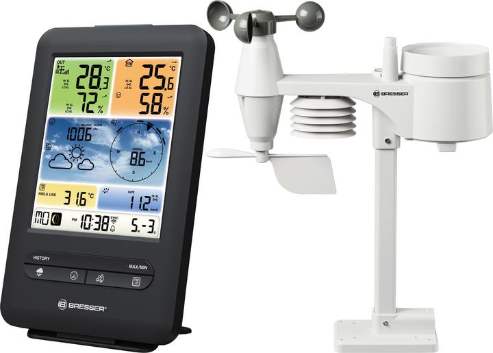Produktbild Bresser Wetter Center 5-in-1 WLAN Profi-Sensor V