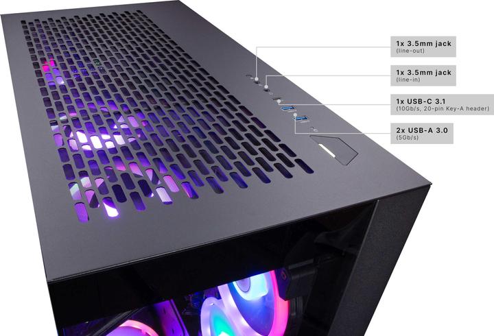 Produktbild Captiva PC Highend Gaming I83-581 (i9-14900KF/RTX4070 Super 12GB GDDR6X/SSD 2TB/32GB/WLAN/w/o OS) (i9-14900KF, 32.77 GB, 2000 GB, GeForce RTX 4070 Super)