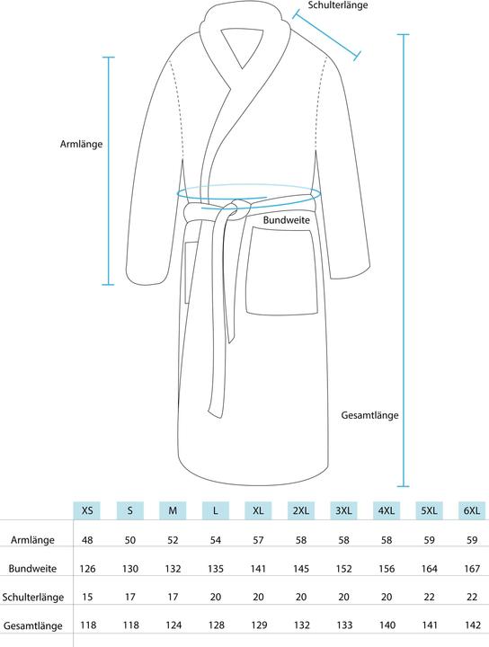 Produktbild Normani Damen Baumwoll Bademantel (XL)