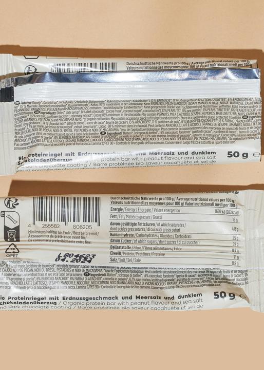 Valori nutrizionali e ingredienti KoRo Arachidi salate (Arachide salata, 12 pz., 600 g)