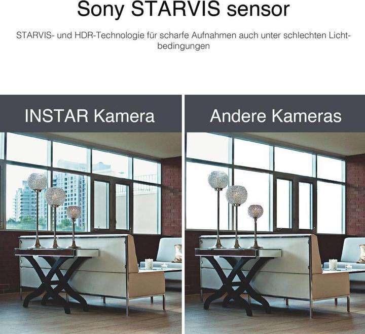 Image du produit Instar IN-8815 4K POE/WLAN weiss 18006 IP Überwachungskamera