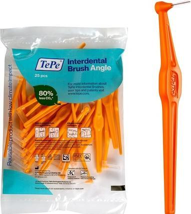 Actual product image TePe Angle interdental brush MULTIPACK orange (25 x, 0.45 mm)