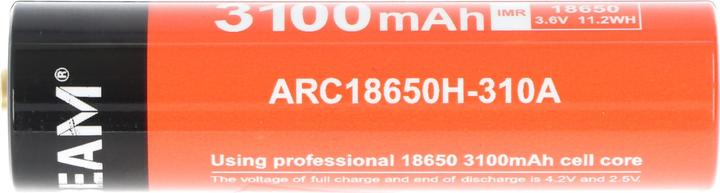 Produktbild AceBeam 18650 Li-Ion Akku 3.100mAh, 25A, mit Schutzschaltung, 69,70mm x 18,40mm (1 Stk., 18650, 3100 mAh)