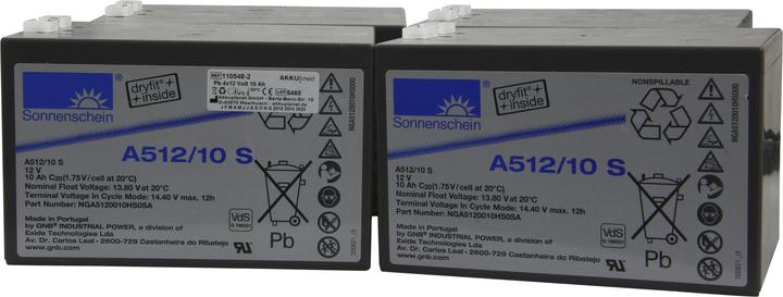 Image du produit XCell Batterie au plomb rechargeable adaptée à la table d'opération Maquet 1130.01, 1130.02, 1420.01 (4 pcs, 10000 mAh)