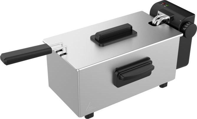 Emerio Fritteuse, 3L, Thermostat, PFAS frei, Kaltzone
