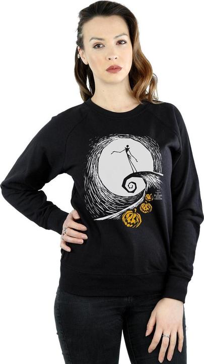 Actual product image Disney Womens/Ladies Nightmare Before Christmas Jack's Lament Sweatshirt (XL)